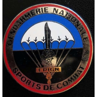EPIGN : Brevet de sports de combat Escadron parachutiste intervention Gendarmerie Nat EPIGN Boussemart n° 36/A