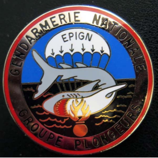 groupe plongeurs Escadron parachutiste intervention Gend Nat EPIGN