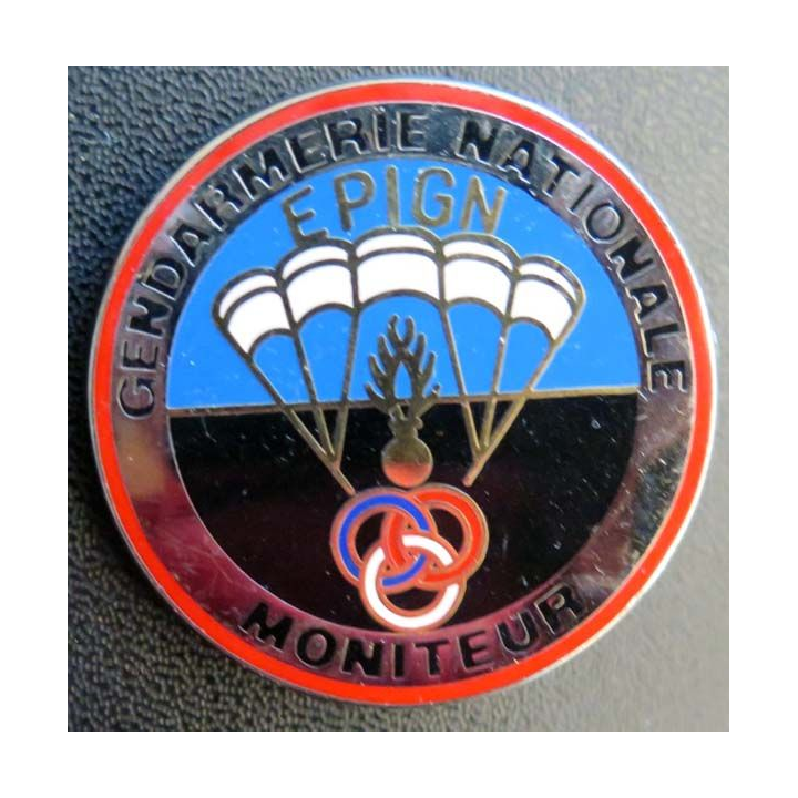 EPIGN : Brevet de moniteur parachutiste  EPIGN Boussemart n° 37/A