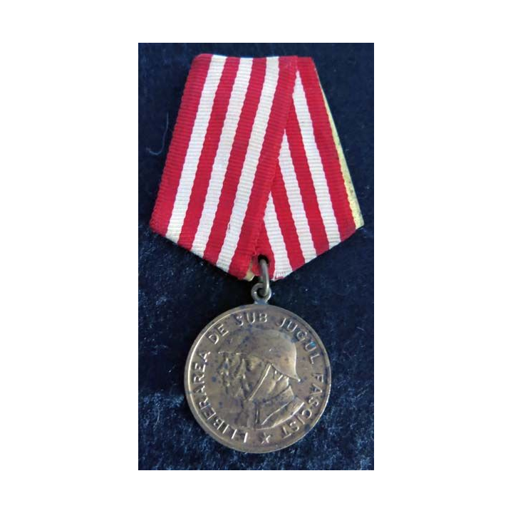 ROUMANIE : médaille de la libération du joug fasciste "Eliberarea de sub jugul fascist"