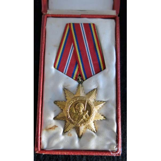 ROUMANIE : médaille du 20° Anniversaire de la Libération dans son coffret d'origine