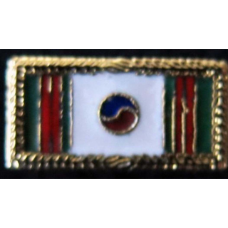 BF COREE : Rappel métallique de médaille du Bataillon De Corée en émail
