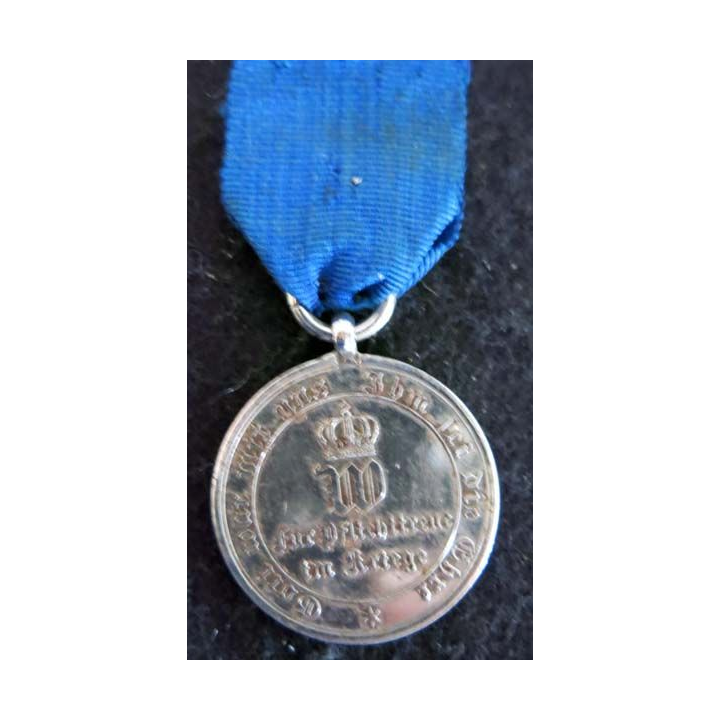 PRUSSE : médaille pour les non-combattants Kriegsdenkmünze für die Feldzüge 1870-71 acier