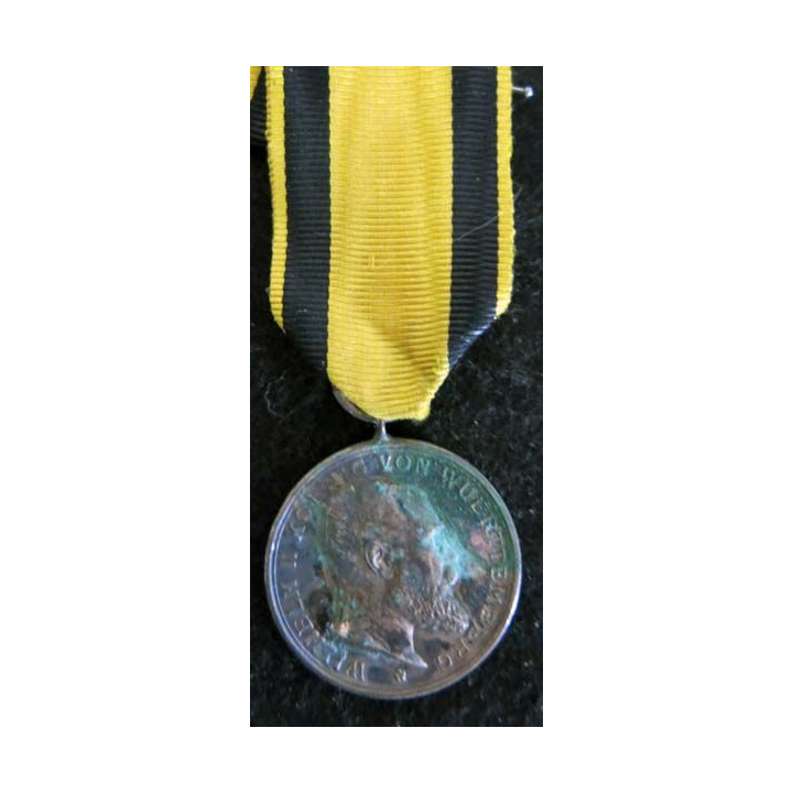 WURTEMBERG : médaille d'argent du mérite militaire (Militärverdienstmedaille)  1914-18