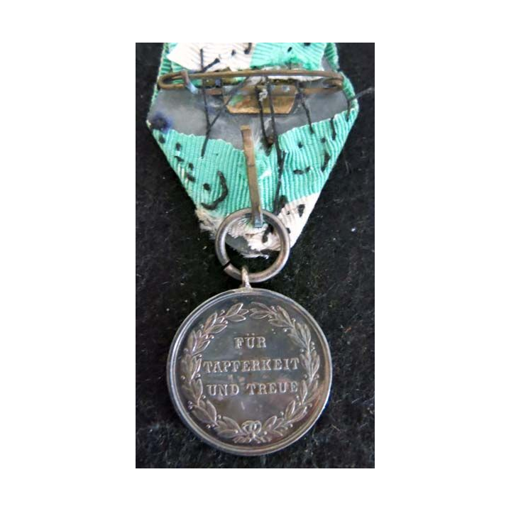 WURTEMBERG : médaille Wilhelm II Koenig von Wurtemberg métal argenté