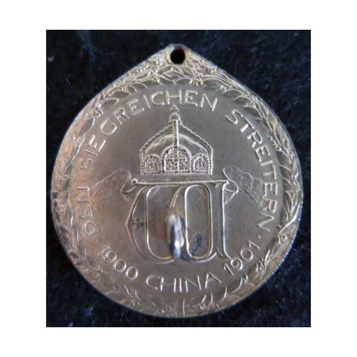 PRUSSE : La médaille commémorative de Chine (Die China Denkmünze) 1900-1901