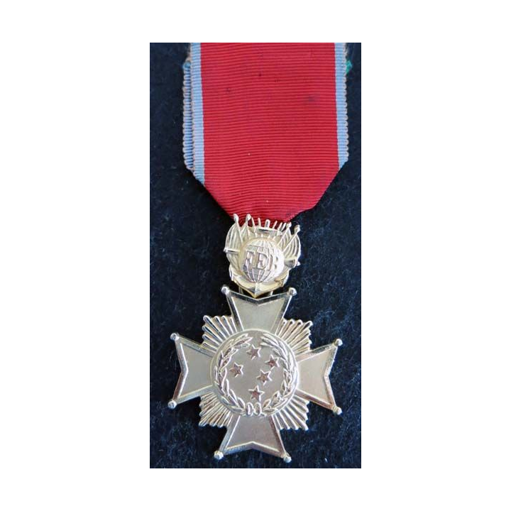 BRESIL  : médaille de la croix du combattant de 1° classe (Estados unidos do Brasil Cruz de combate 1° cl)