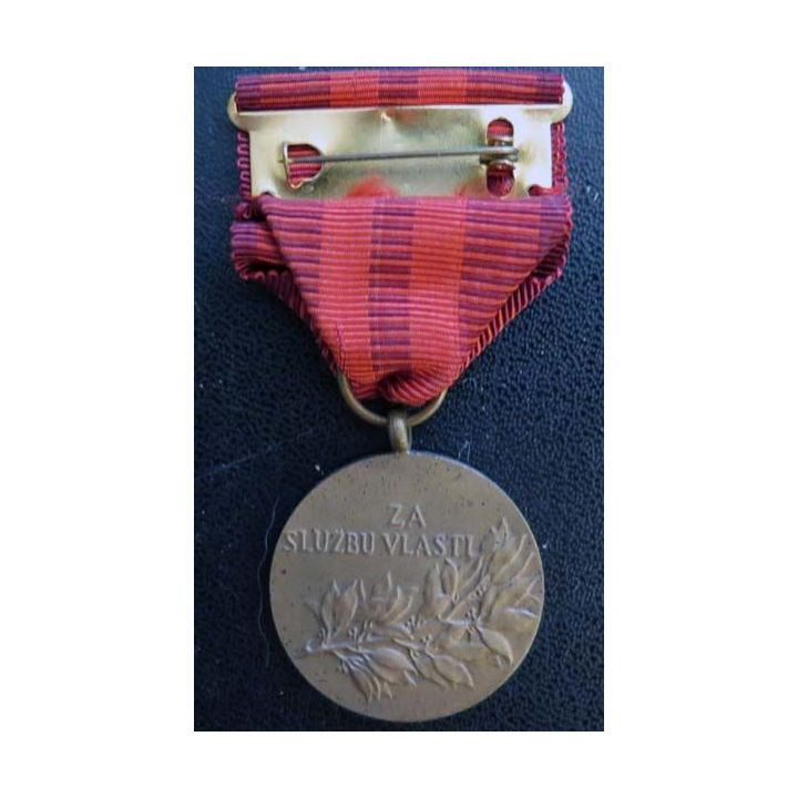Médaille tchèque du Mérite pour la défense de la patrie en bronze