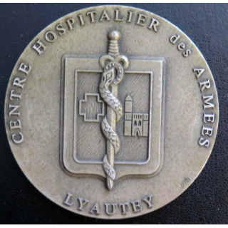ESSA : médaille de table du centre hospitalier des Armées Lyautey