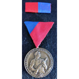 TCHÉCOSLOVAQUIE : médaille Commémorative du réveil national slovaque en bronze
