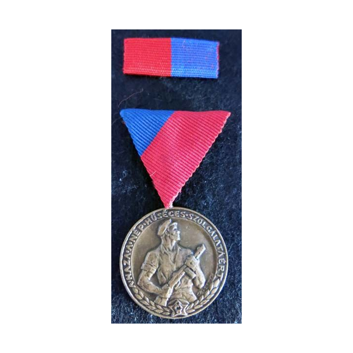 TCHÉCOSLOVAQUIE : médaille Commémorative du réveil national slovaque en bronze