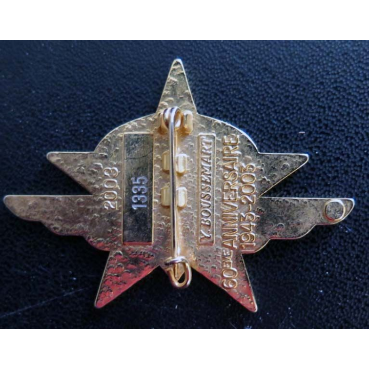 RCP 60° anniversaire 1° régiment chasseurs parachutistes 1943 - 2003