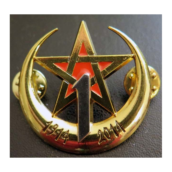 1° RS : insigne du centenaire du 1° Spahis bataillon 1914 - 2014 