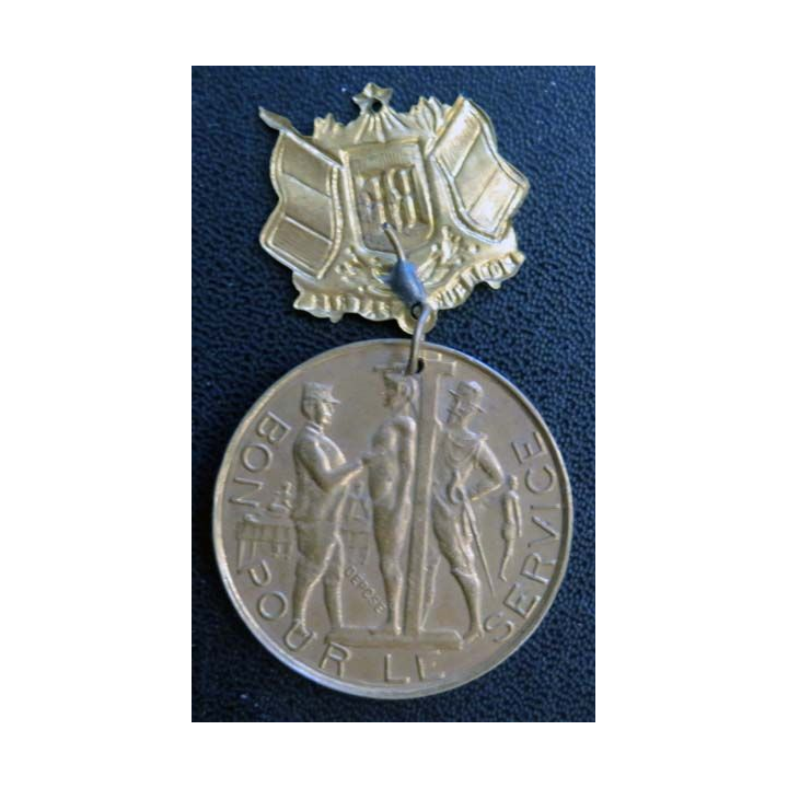 médaille de cocarde de conscrit Bon pour le service années 1900