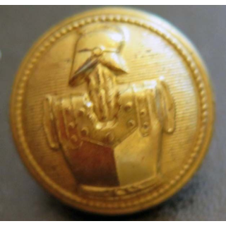 GENIE : bouton d'uniforme du génie de 21 mm couleur laiton dorée
