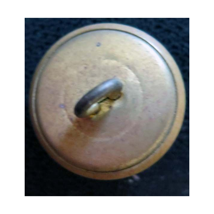 GENIE : bouton d'uniforme du génie de 21 mm couleur laiton dorée