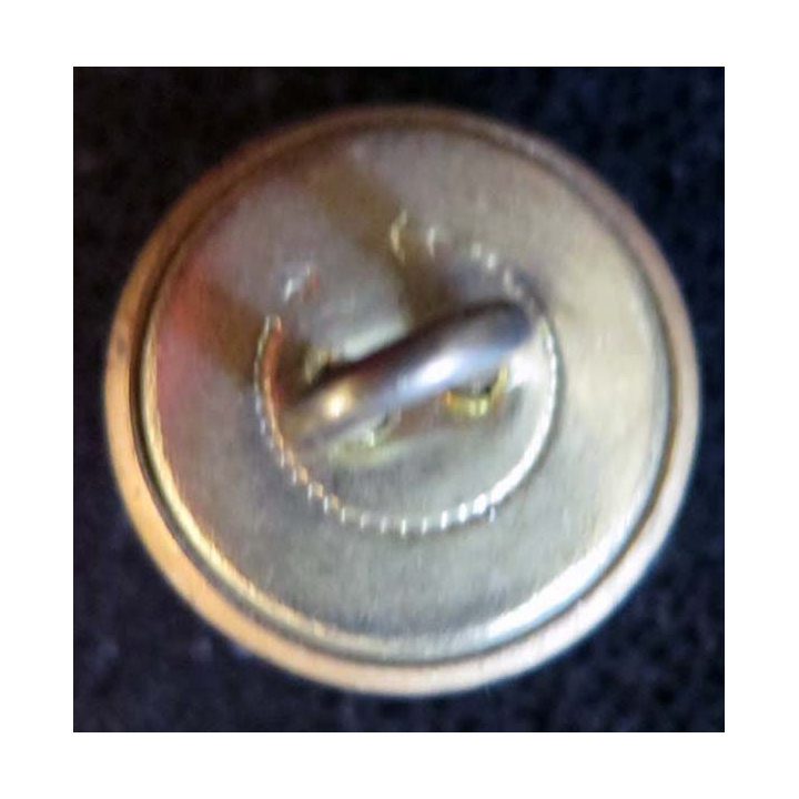 GENIE : bouton d'uniforme du génie de 16 mm couleur laiton dorée