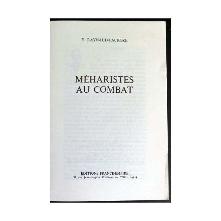 Méharistes au combat de Raynaud - Lacroze Editions France Empire