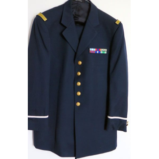 Tenue bleue de soirée d'adjudant de la Légion veste et pantalon