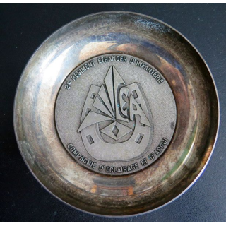 2° REI Coupelle métallique CEA du 2° régiment étranger d'infanterie