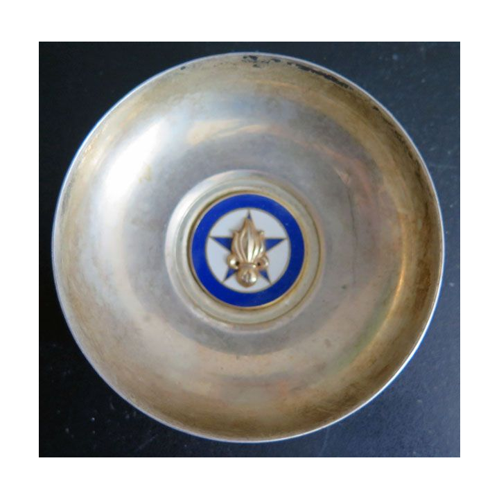 4° REI : Coupelle métallique de la compagnie régimentaire du 4° régiment étranger d'infanterie 