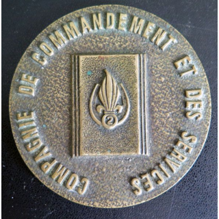 2° REI : médaille de la compagnie de commandement et des services