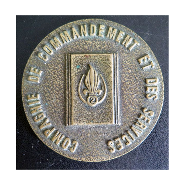 2° REI : médaille de la compagnie de commandement et des services