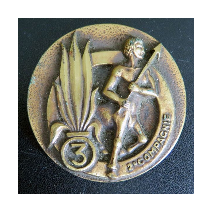3° REI : médaille de la 2° cie du 3° régiment étranger d'infanterie 
