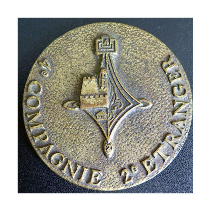 2° REI : médaille de la 4° compagnie du 2° régiment étranger d'infanterie