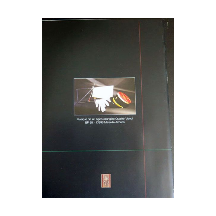 Fascicule Musique de la légion étrangère avec affiche taille A2  