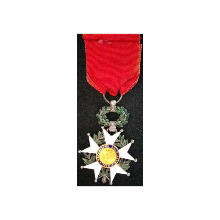 FRANCE : ORDRE DE LA LEGION D'HONNEUR CHEVALIER 3°REPUBLIQUE