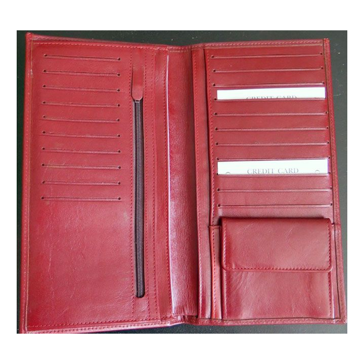 13° DBLE : Porte feuille et porte cartes en cuir de la 13° DBLE