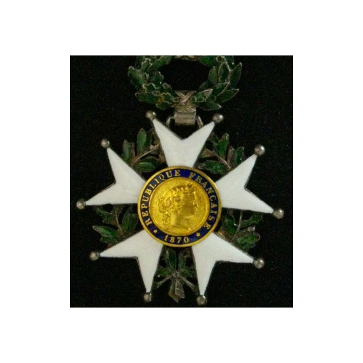 FRANCE : ORDRE DE LA LEGION D'HONNEUR CHEVALIER 3°REPUBLIQUE