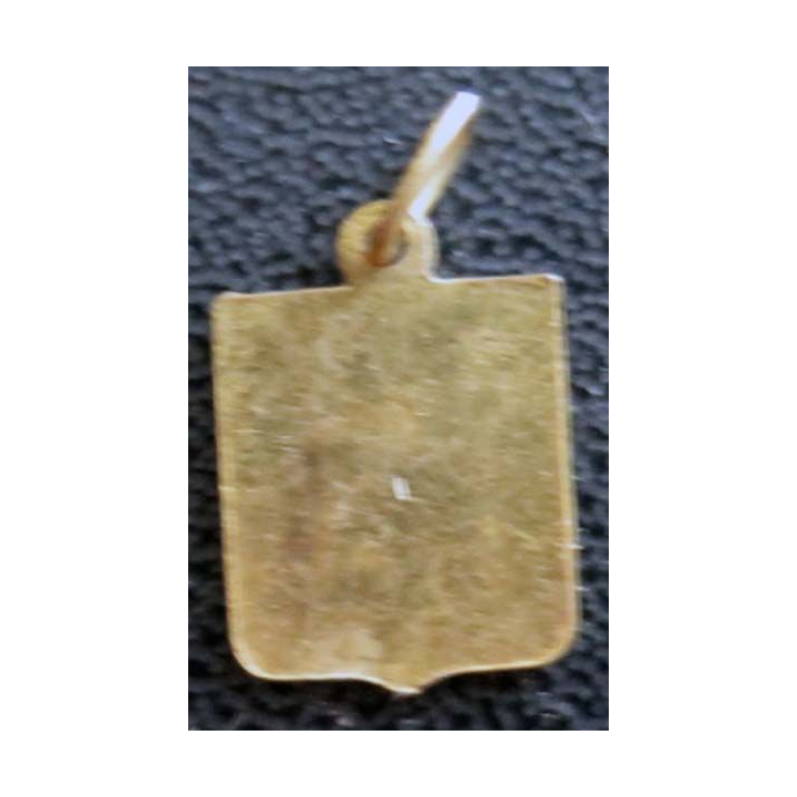 insigne blason en émail de la ville de Melun 11 x 16 mm bandeau bleu