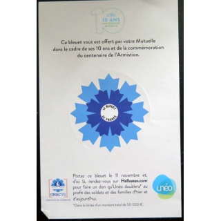 Autocollant le Bleuet de France