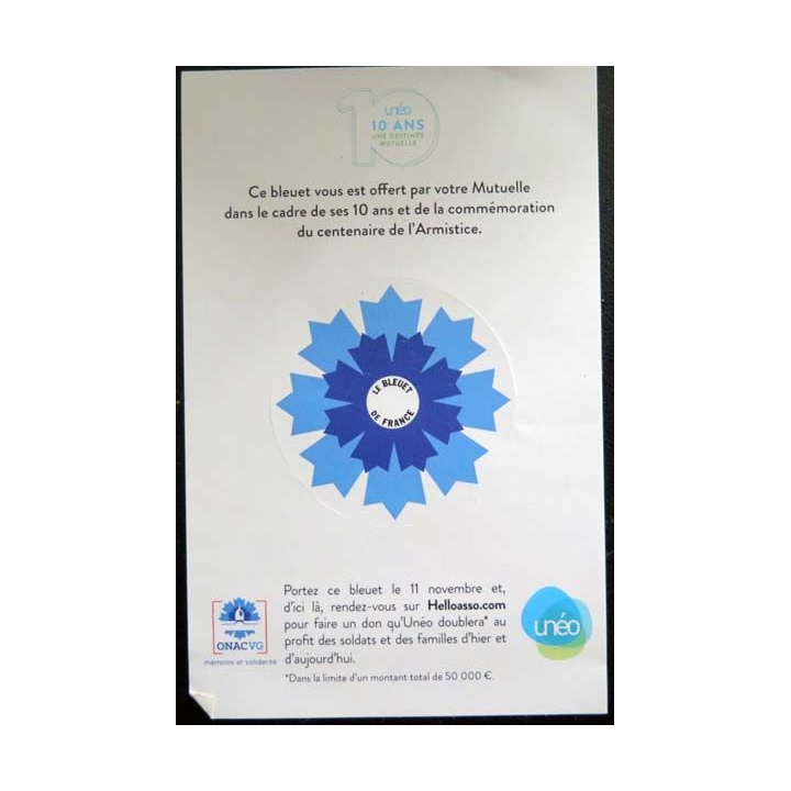 Autocollant le Bleuet de France