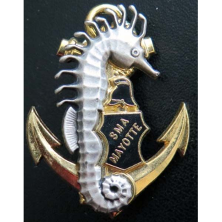 Insigne du service militaire adapté à Mayotte de fabrication Balme