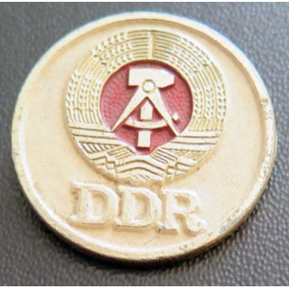 DDR : insigne métallique de la DDR Allemagne de l'Est