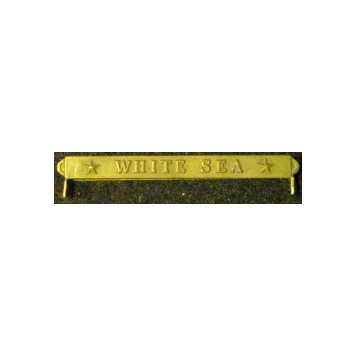 BARRETTE VICTORY MEDAL US ARMY & NAVY :  WHITE SEA