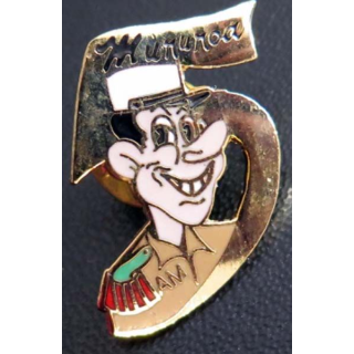 5° REI : Pin's du 5° régiment étranger d'infanterie à Mururoa