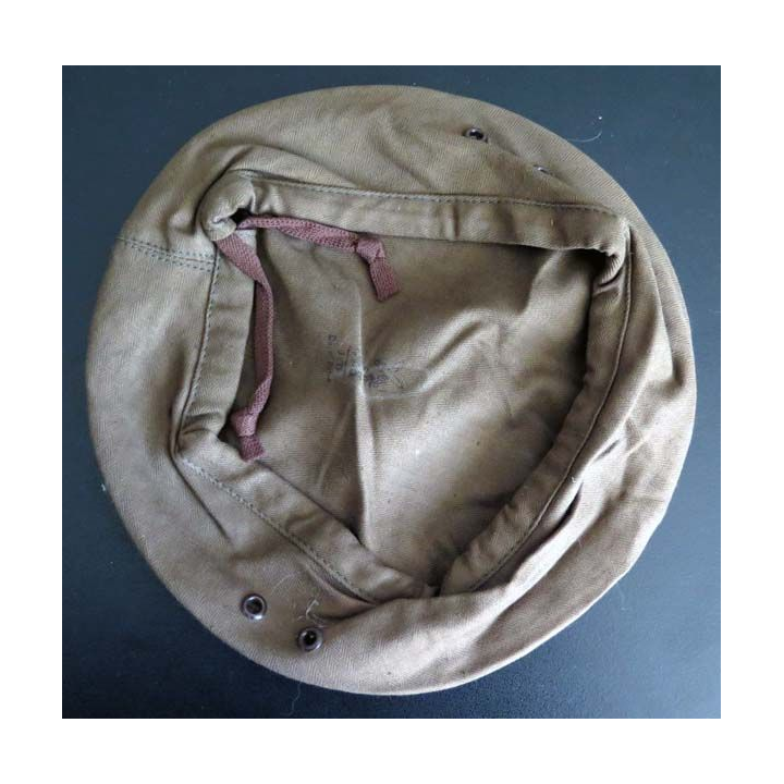 béret tchécoslovaque taille 58 marron kaki