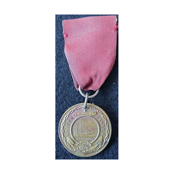 USA : Médaille Good Conduct Medal US Navy Fidelity Zeal Obedience