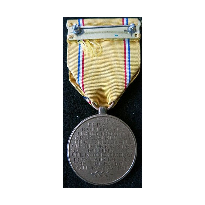 USA : Médaille de l’American Defense Service Medal