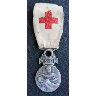 FRANCE : médaille de la Société de Secours aux Blessés Militaires 1864-1866 argent
