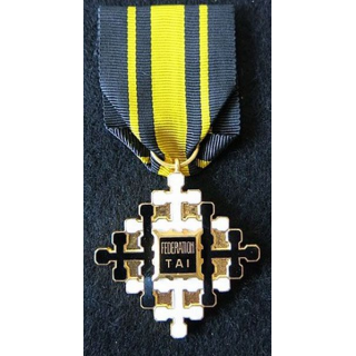 THAÏLANDE : Médaille de chevalier de l'Ordre du Mérite Civil Taï en émail neuve
