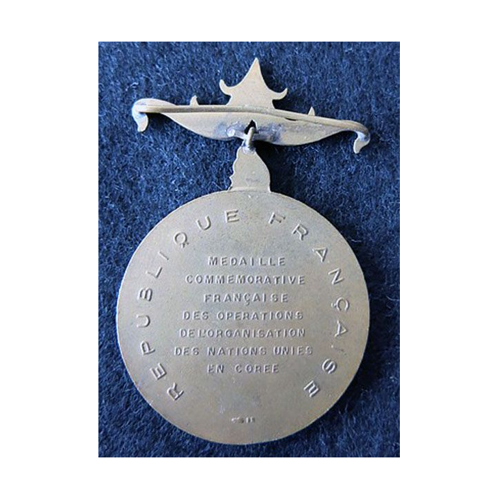 FRANCE : Médaille commémorative française des opérations de l'ONU en Corée