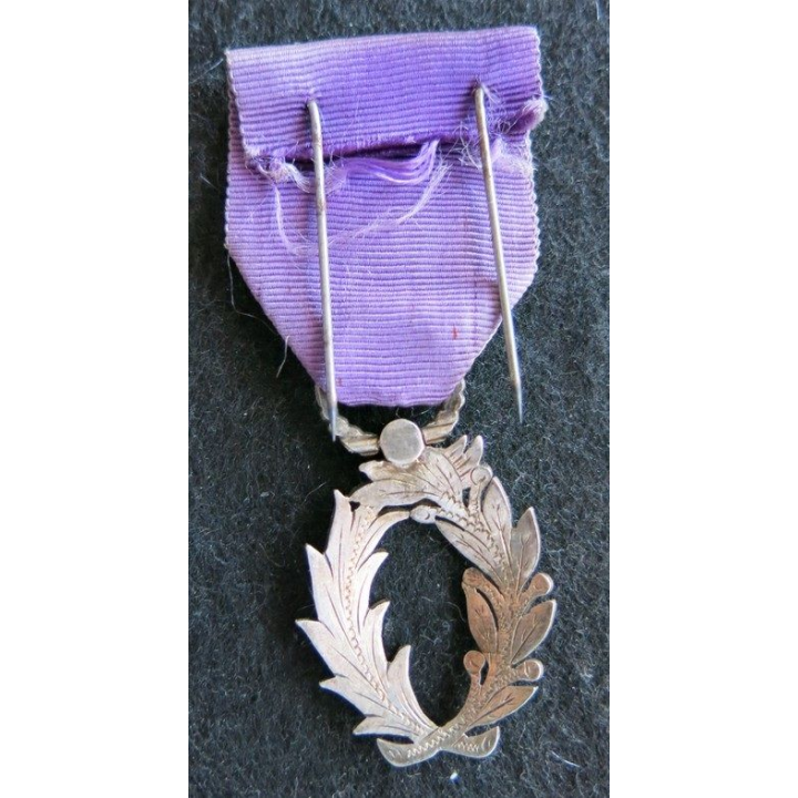 FRANCE : médaille de chevalier des palmes académiques argent et brillant