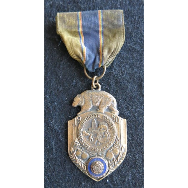 USA AMERICAN LEGION : médaille de l'American Legion 32° national convention en 1950 à Los Angelès