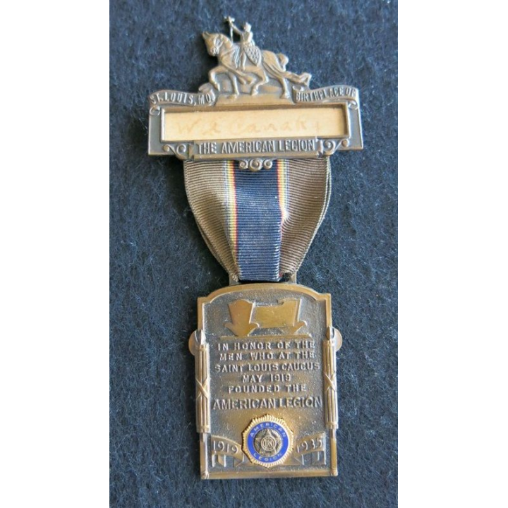 USA AMERICAN LEGION : médaille de l'American Legion 17° national convention en 1935 à Saint Louis