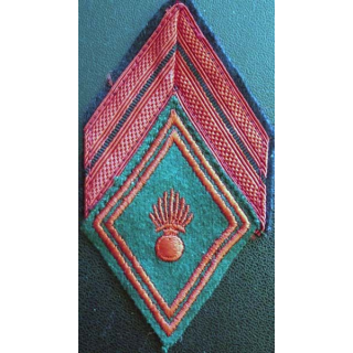 GALON CAPORAL ROUGE DU TRAIN sans crochets de fixation